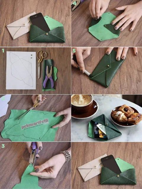 10 dakikada deriden kolay cüzdan yapımı