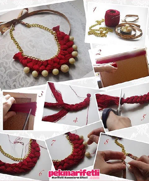 Kolye yapmada pek marifetliyiz ;)