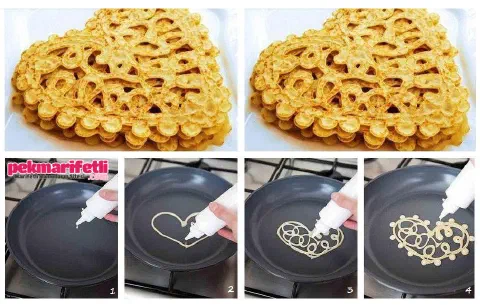 Meğer o güzel wafflelar böyle yapılıyormuş :)