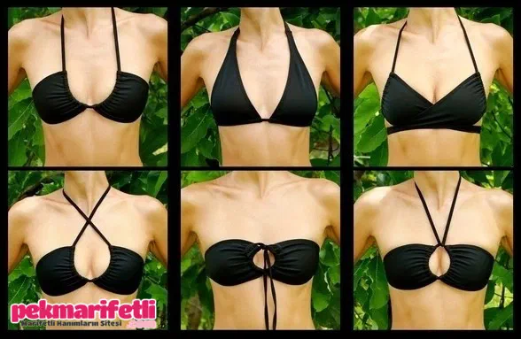 Tek bir bikiniyle 6 model yaratın ;)