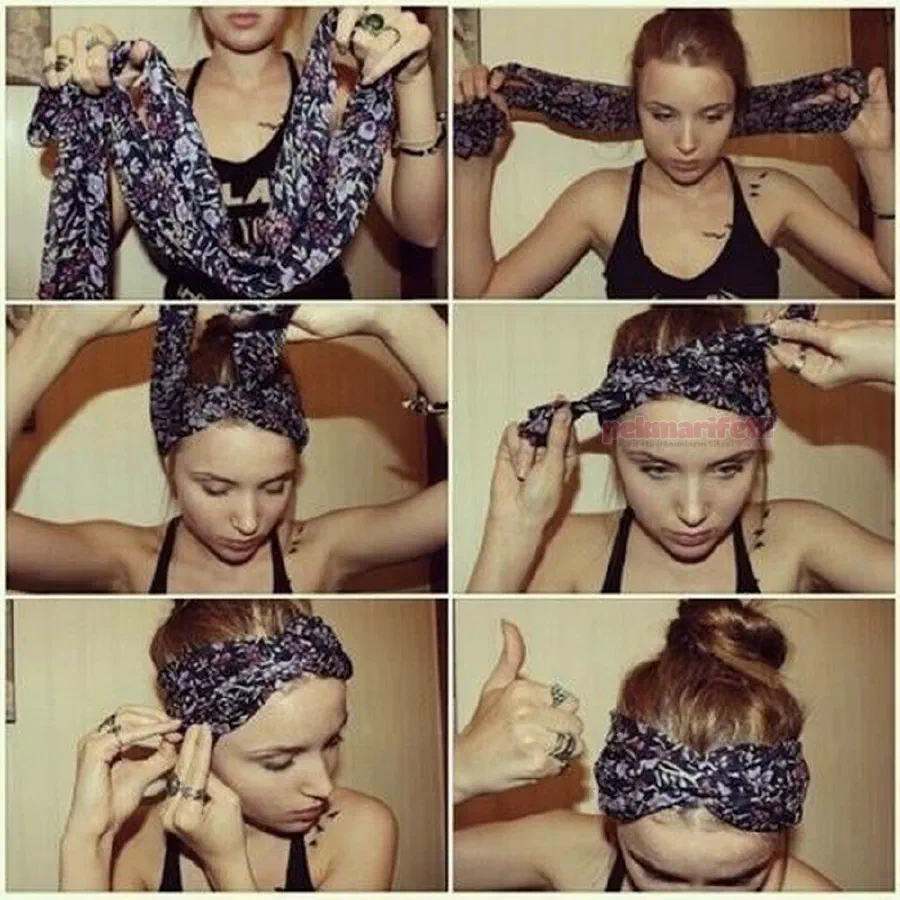 Bandana bağlama modeli