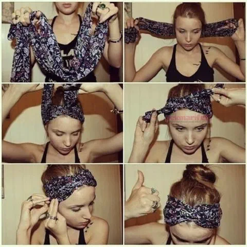 Bandana bağlama modeli