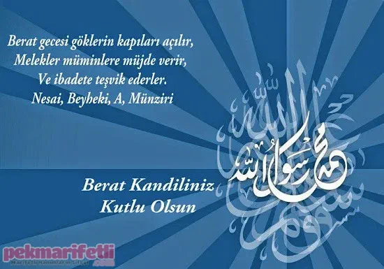 Berat kandiliniz mübarek olsun..!