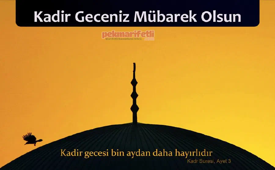 Bin aydan daha hayırlı kadir gecemiz mübarek olsun..!
