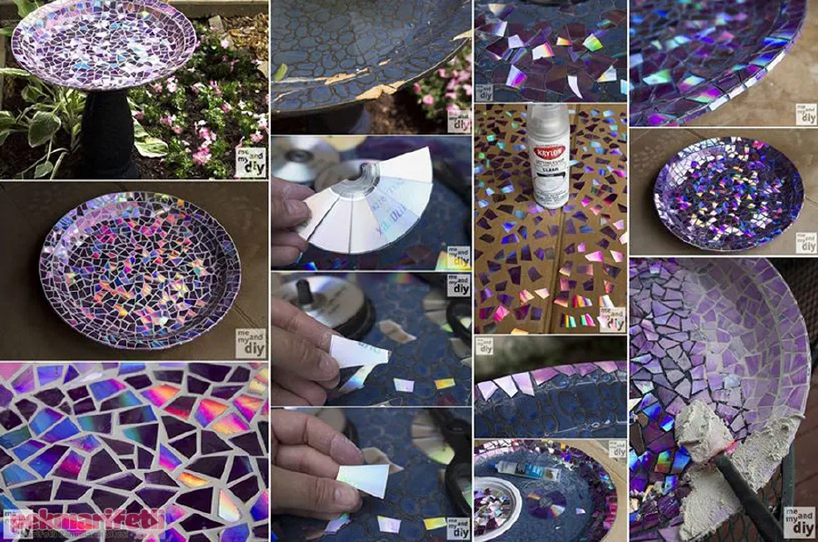 CD'lerle tabak nasıl süslenir?