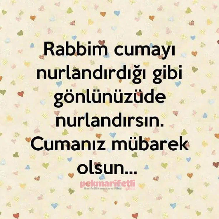 Cumamız mübarek olsun