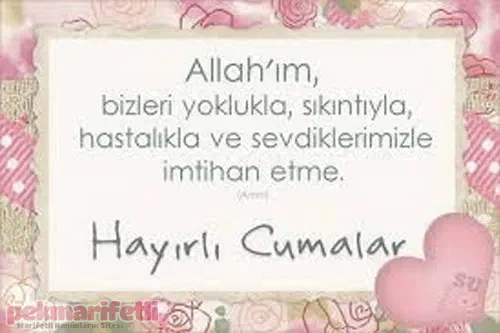 Hayırlı, bereketli cumalar
