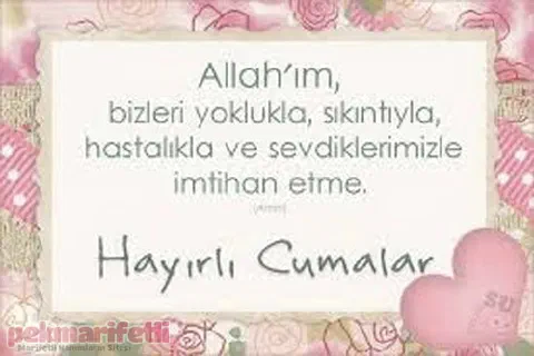 Hayırlı, bereketli cumalar