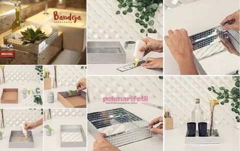 Kartondan dekoratif tabak yapımı