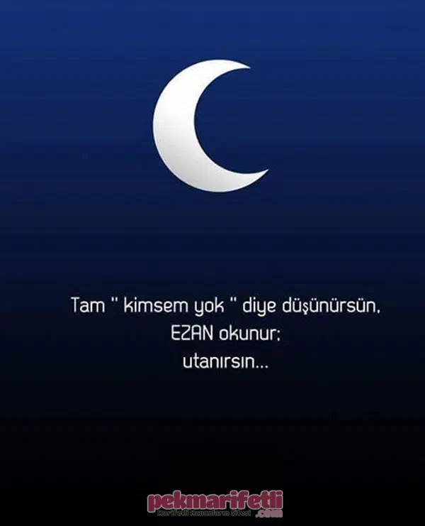 Kendinizi kimsesiz sanmayın..!