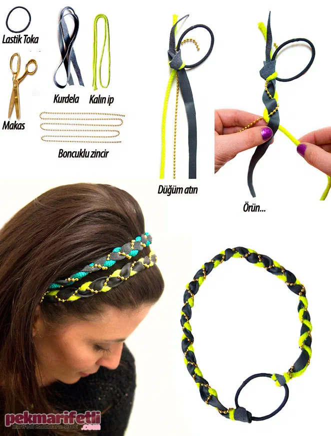 Kurdeladan kolay bandana yapımı