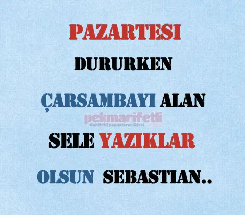 Pazartesi dururken..!