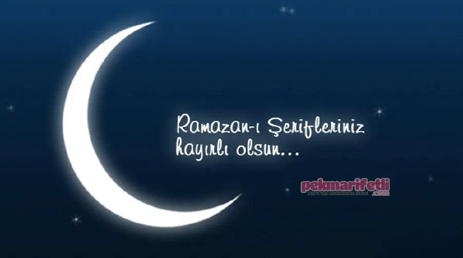 Ramazan-ı şerifleriniz hayırlı olsun..!