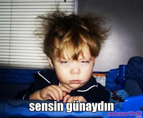 Sensin günaydın :)
