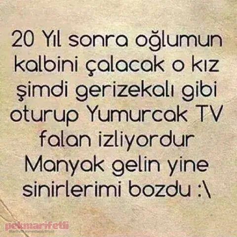Zavallı gelinler :)